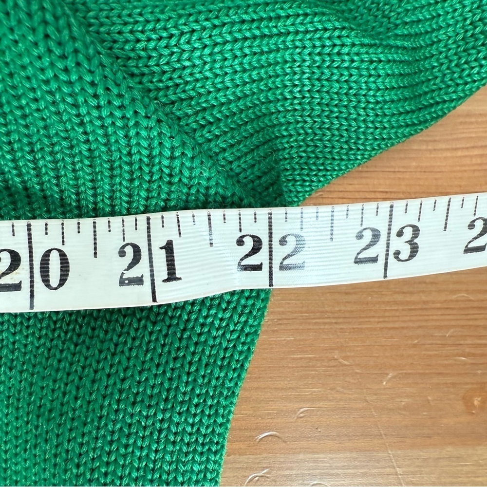 VINTAGE 50/60s Octonek Green & Yellow Letterman’s Jacket 100% Wool Golf Men’s L - Picture 10 of 14
